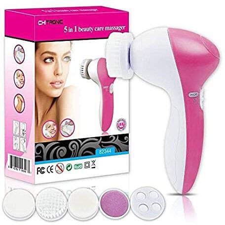 Electric Massager Multi Function Portable Facial Skin Care 5 In 1 - Al Ghani Stores