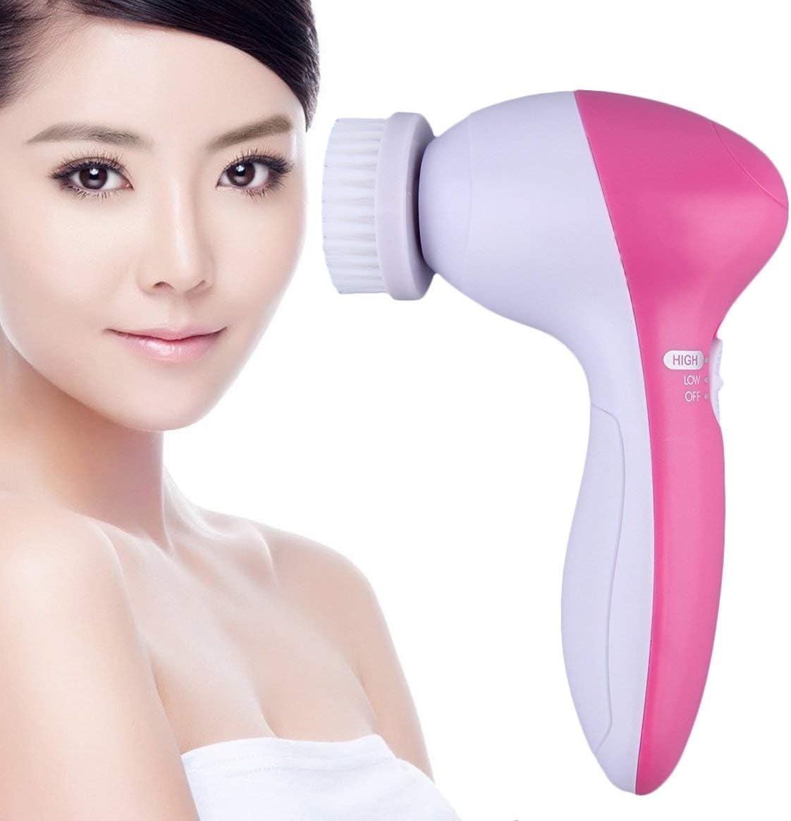 Electric Massager Multi Function Portable Facial Skin Care 5 In 1 - Al Ghani Stores