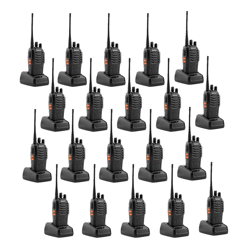 Walkie Talkies Handheld Two Way Radios Battery and Charger Baofeng Wide Communication Range - Al Ghani Stores