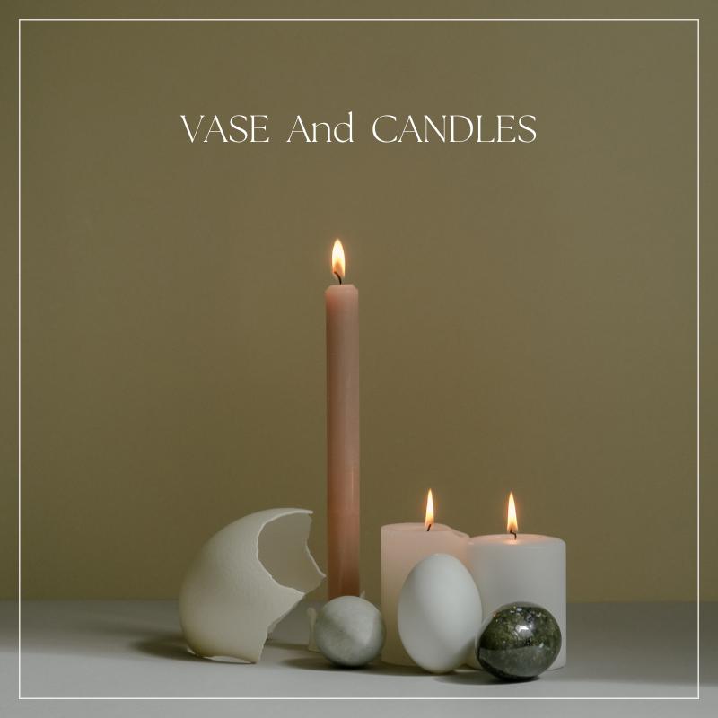 Vase & Candles