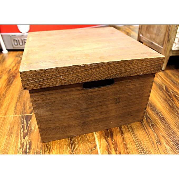 Solid Wood Storage Box Hollow Thick Wrap Angle Fruit Decorative Box