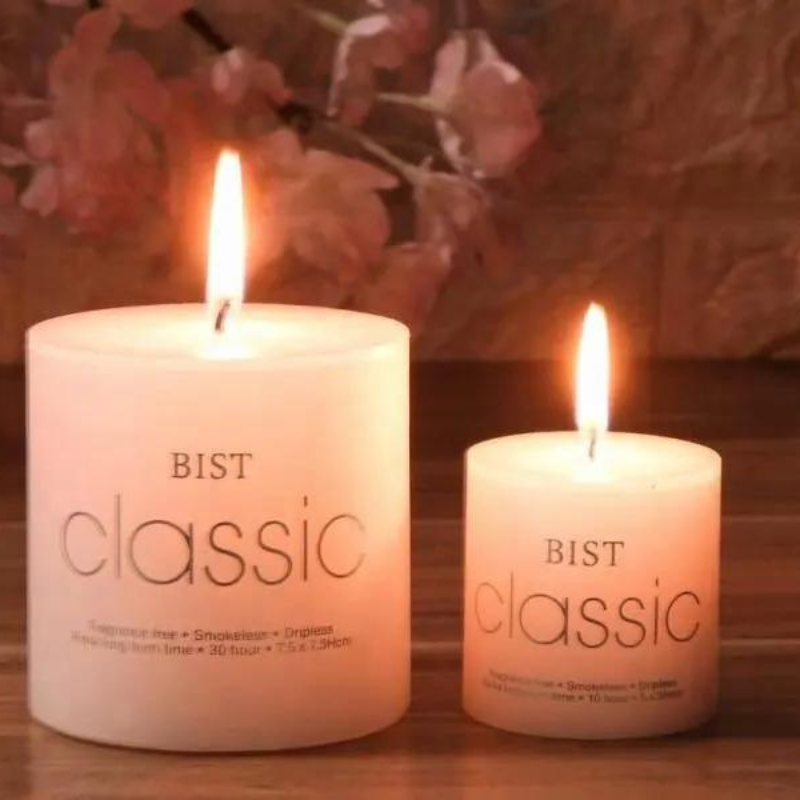 Candles Classic Pillar Smoke Free Tasteless Candle Tearless Candle Wedding Reception Hotel