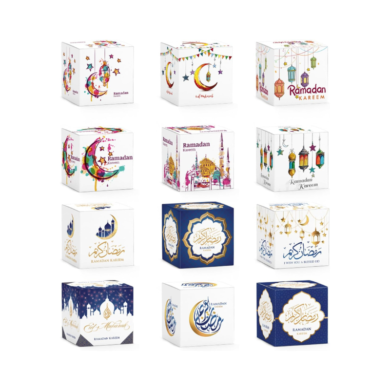 Gift Box Ramadan Kareem Candy Gift Box Chocolate Bags Party Favors Decorations
