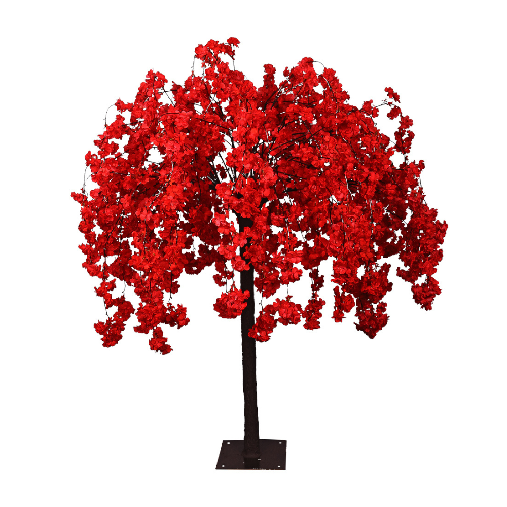 Artifical Red Cherry Blossom Tree 1.6 Meter High