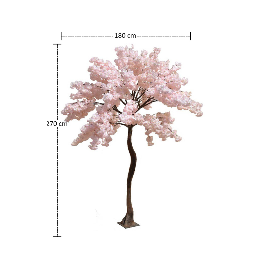 Artificial Pink Cherry Blossom Tree 2.7 Meter High