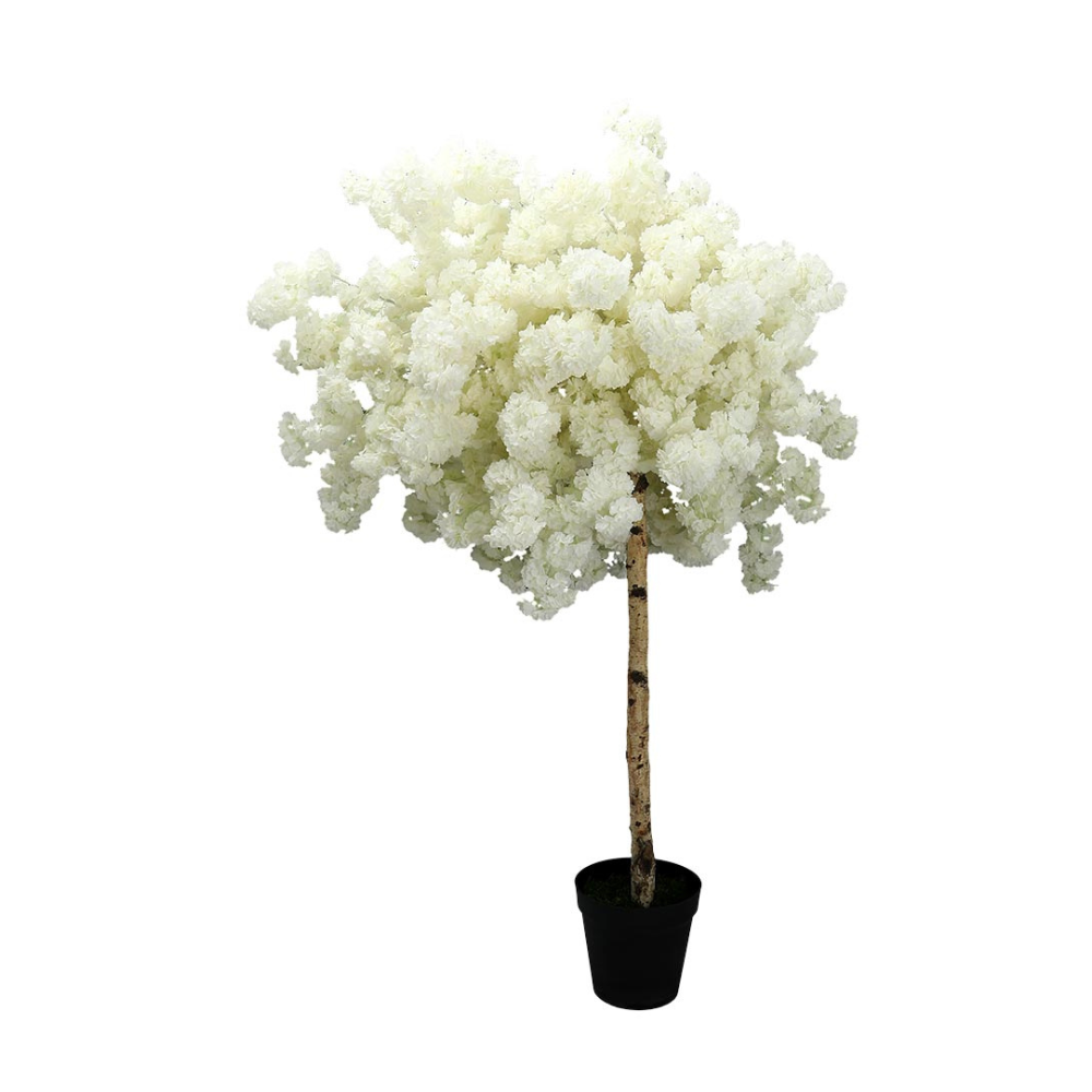 Artificial White Cherry Blossom Tree 2 Meters High Long