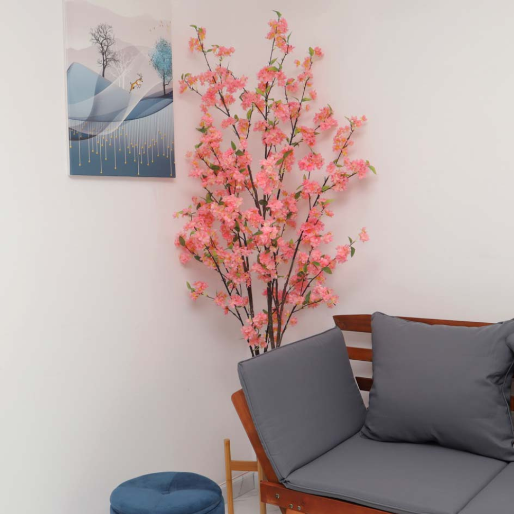 Artificial Cherry Blossom Sakura Pink Flower Tree 80 x 180 cm
