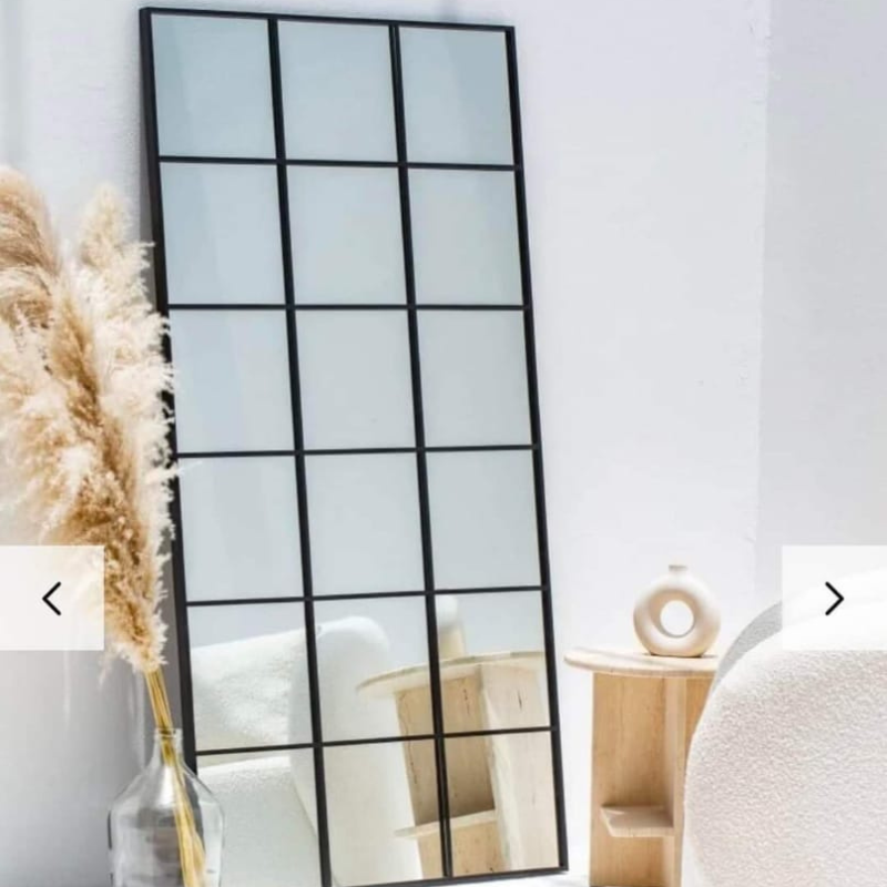 Full length Rectangular window wall and floor mirror