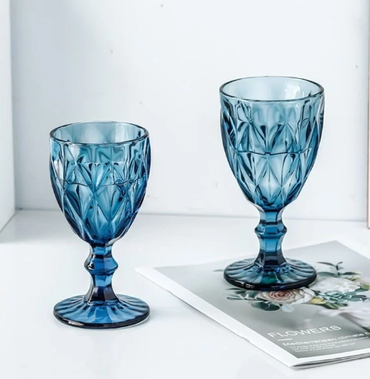 BLUE ROYAL DRINKING GLASS