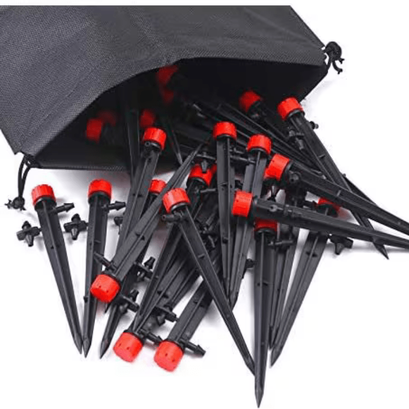 Adjustable Irrigation Drippers Drip Emitters 100 Pieces - Al Ghani Stores