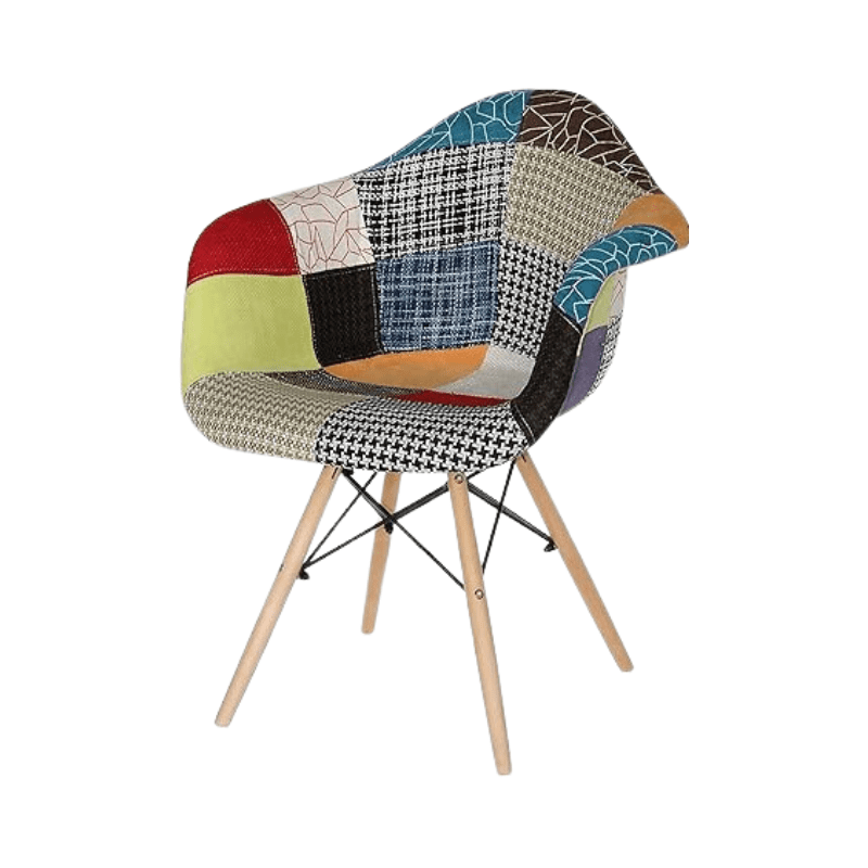 Al Ghani Modern Designer Dining Chair Colorful Eames Fabric For Home Office Living Room - Al Ghani Stores