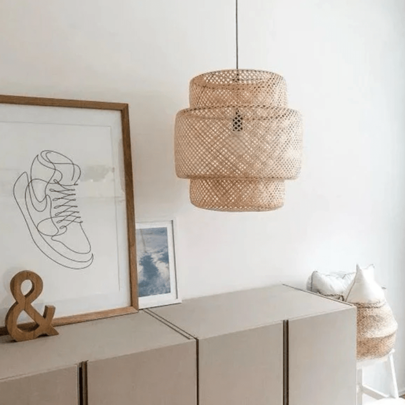 Al Ghani Simig lighting Nordic modern minimalist bamboo chandelier - Al Ghani Stores