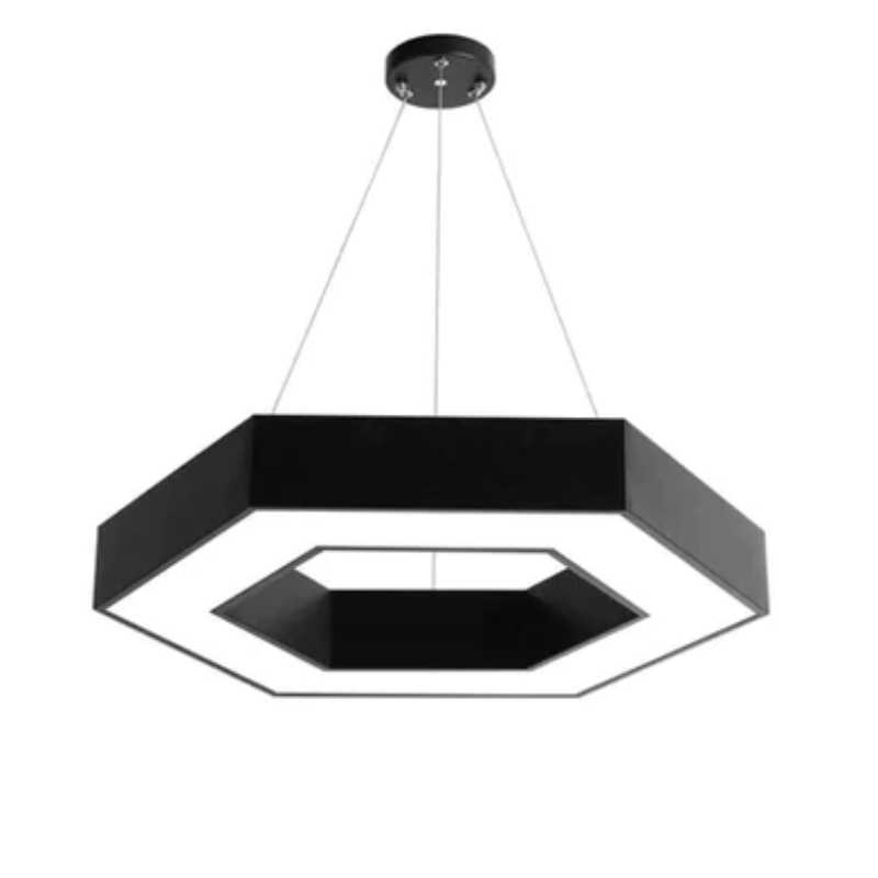 Aluminum Frame Linkable Ceiling Hanging Lamp Hexagonal Led Pendant Light for Meeting Room Lobby - Al Ghani Stores