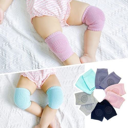 Anti Slip High Elastic Sponge Baby Crawling Kneepads Multicolor, Pack of 5pcs - Al Ghani Stores