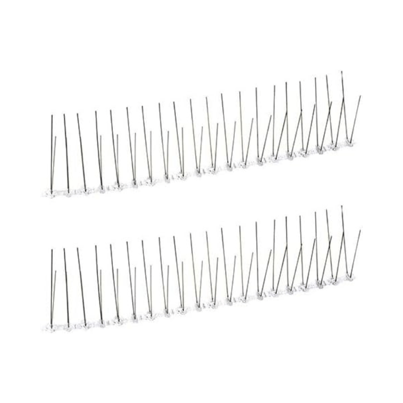 Bird Spikes for Pigeons Stainless Steel Bird & Pigeon Birds pickels Pack Of 10 Pc - Al Ghani Stores