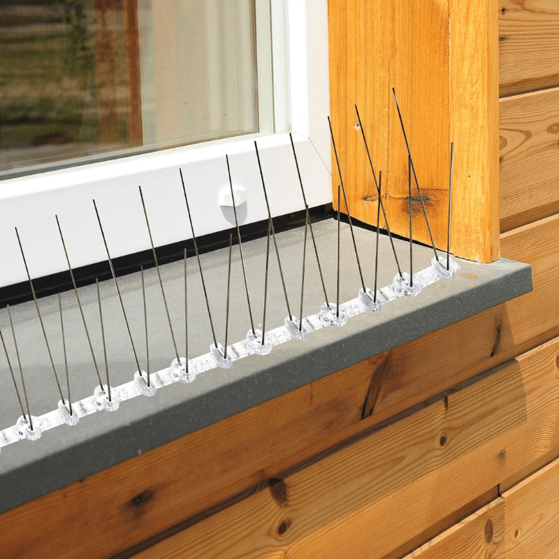 Bird Spikes for Pigeons Stainless Steel Bird & Pigeon Birds pickels Pack Of 10 Pc - Al Ghani Stores