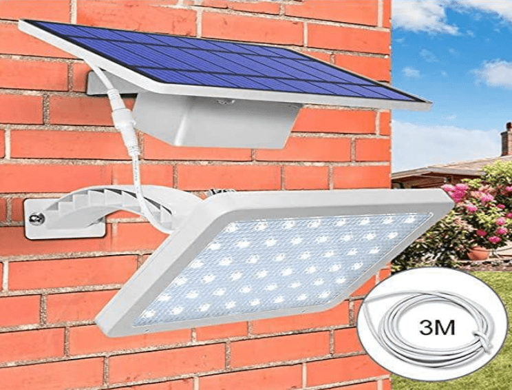 Blue Carbon Solar 48LED Flood Light Street Light 18W Solar Garden Light Small Street Lamp Throw Light Lamp - Al Ghani Stores