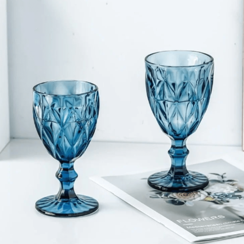 BLUE ROYAL DRINKING GLASS - Al Ghani Stores