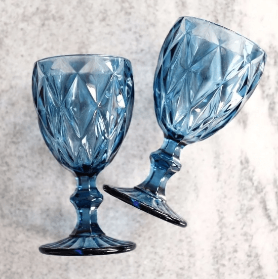 BLUE ROYAL DRINKING GLASS - Al Ghani Stores