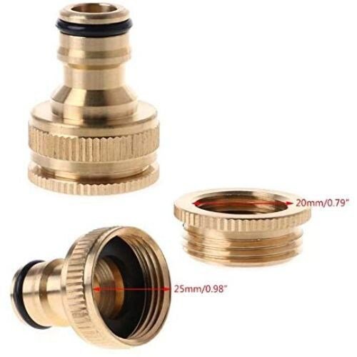 Brass Tap Connector Gold - Al Ghani Stores