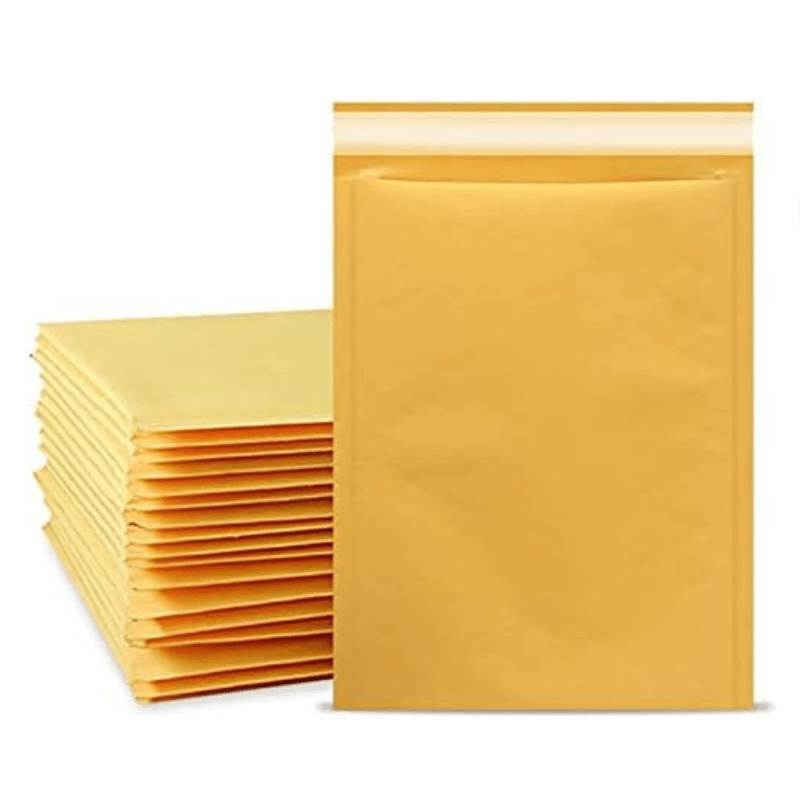 Bubble Kraft mailers Padded envelopes Yellow Pack of 10 - Al Ghani Stores