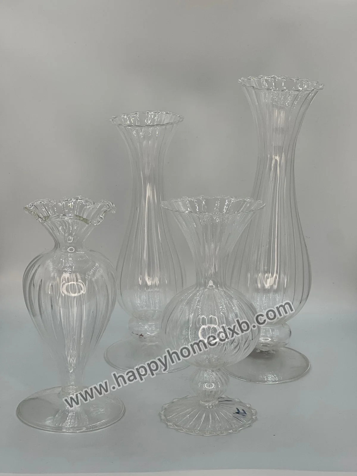 Centerpices vase set 4 pcs - Al Ghani Stores