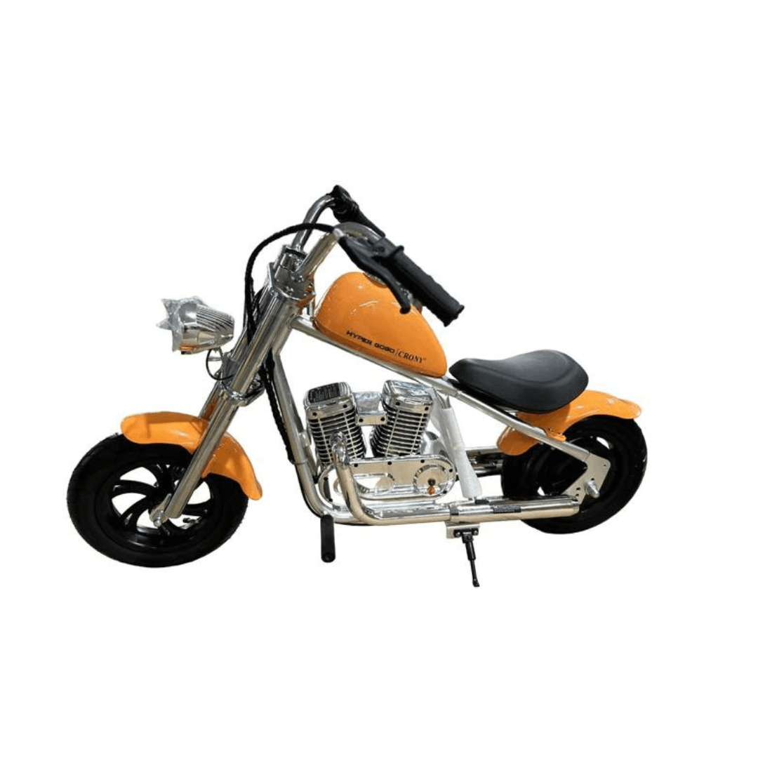 Children Harley With APP, Bluetooth, Motor sounds and fake smoke, LED light silver plating - Al Ghani Stores