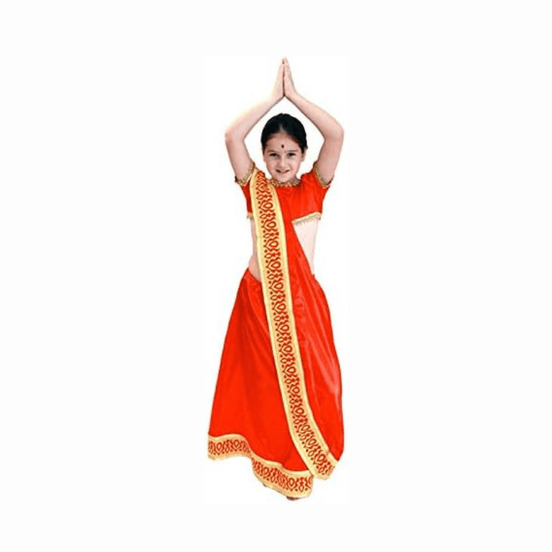 Children's cartoon clothing props uniforms Indian dance performance cosplay (7-8 years) - Al Ghani Stores