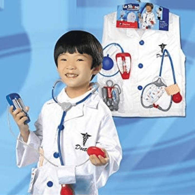 Children's Pretend Doctor Dress-Up Role Play Set (3-8 Years, 80-110cm) - Al Ghani Stores