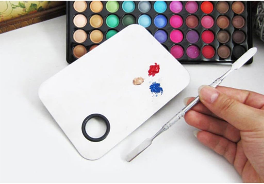 Cosmetic Make Up Palette With Spatula - Al Ghani Stores