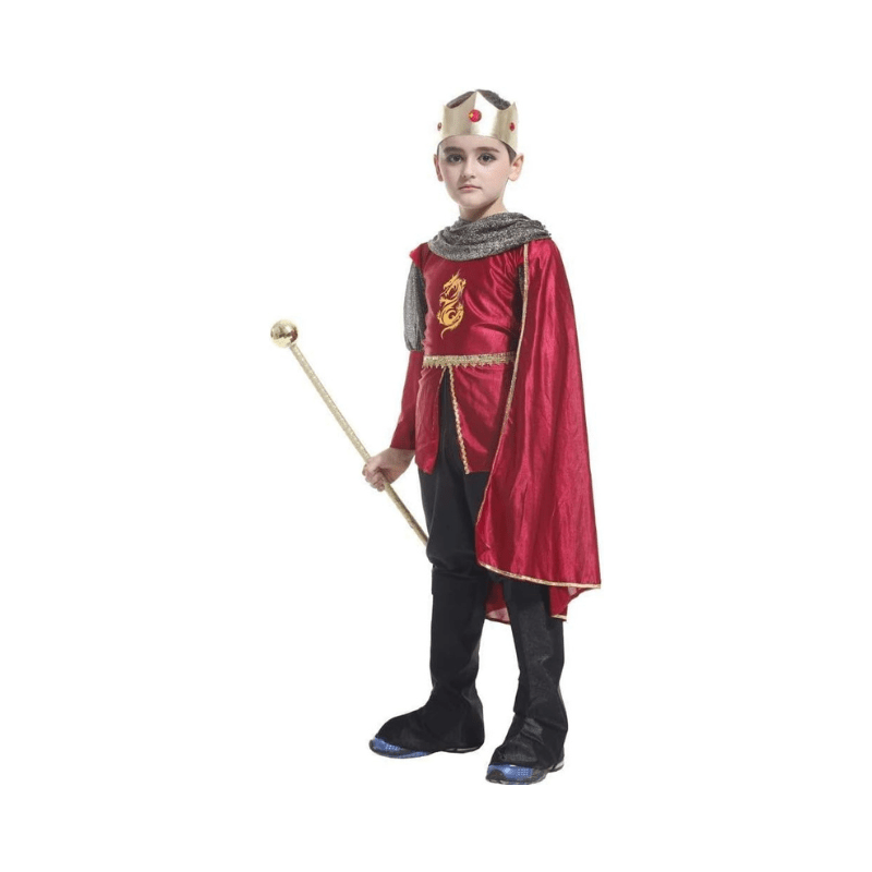 Cosplay Kids Fancy Dress Costume, Children's King Costume To Play Clothes, Flower Girl Dress - Al Ghani Stores