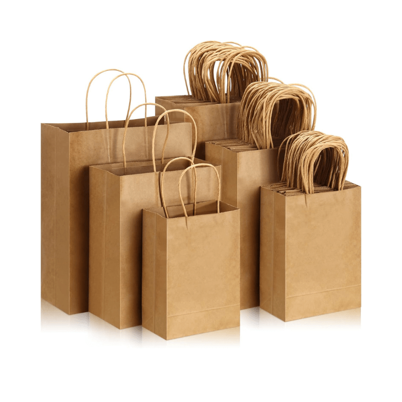 Craft Handle Paper Bags Gift Bag Shopping Bags Pack 15 - Al Ghani Stores