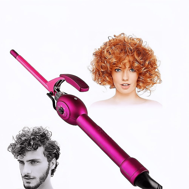 Curling Tongs Small Barrel Curling Wand for Short Long Hair 9MM - Al Ghani Stores