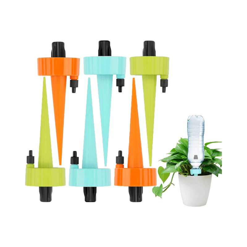 Effective Plant Self Watering Spikes Adjustable Stakes Mmtt 6Pcs - Al Ghani Stores