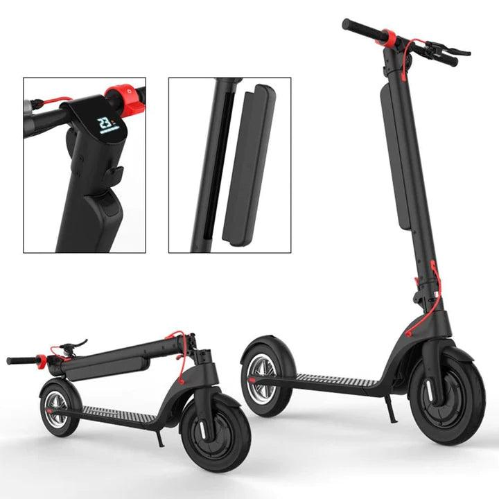 Electric Kick Scooter Max speed 38KM Replaceable dual battery capacity Foldable10 inch X8 - Al Ghani Stores