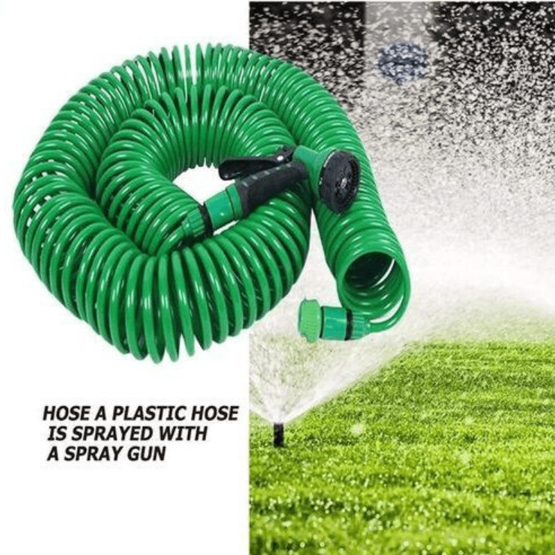 EVA Curly Water Hose with Connector - Al Ghani Stores