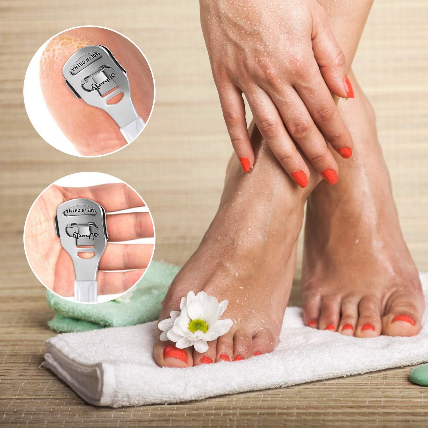 Foot Hard Skin Remover Hand Foot File Foot Care Pedicure Machine + 10 - Al Ghani Stores