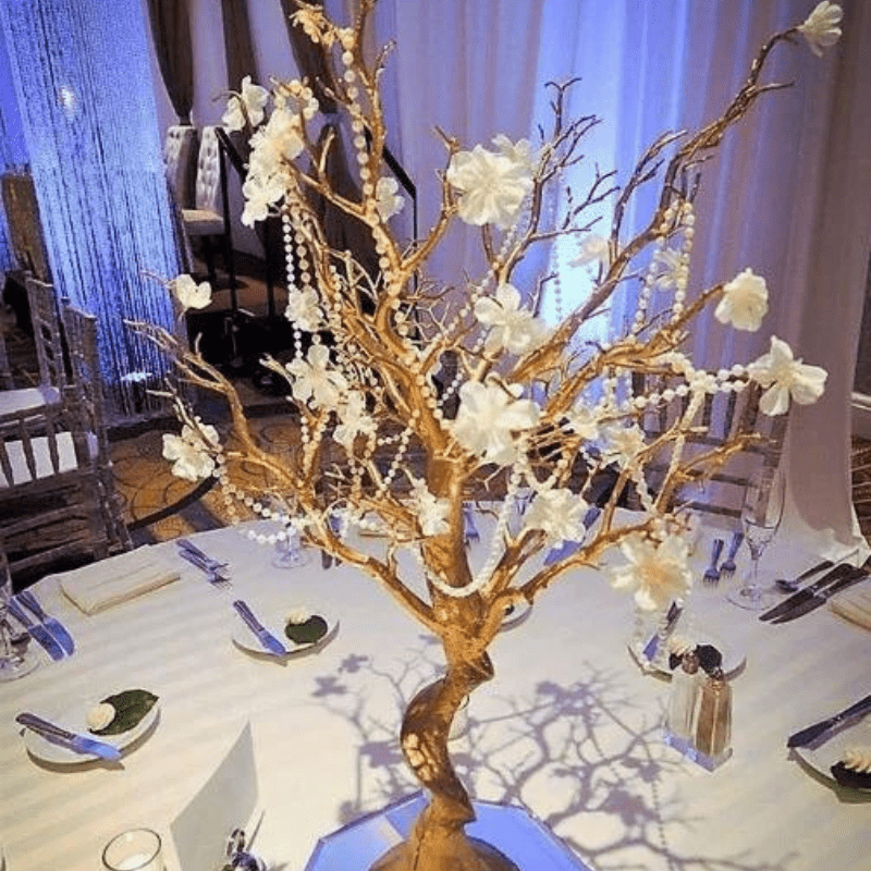 Golden Artificial Tree For Room Decor - Al Ghani Stores