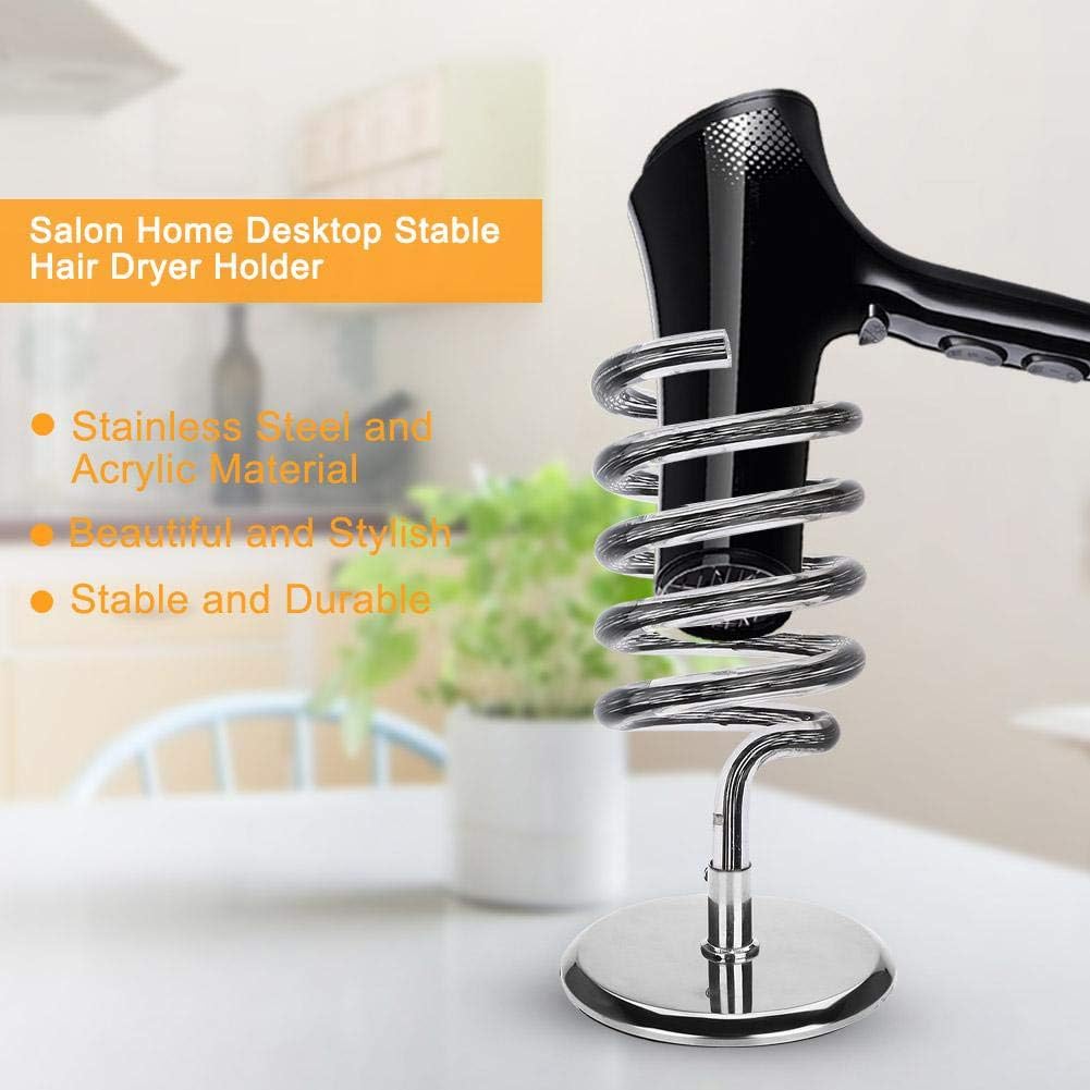 Hair Dryer Holder Stand For Table Top, Clear - Al Ghani Stores