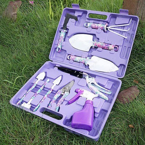 Hylan Garden Tools with Carrying Case - Set of 10 - Al Ghani Stores