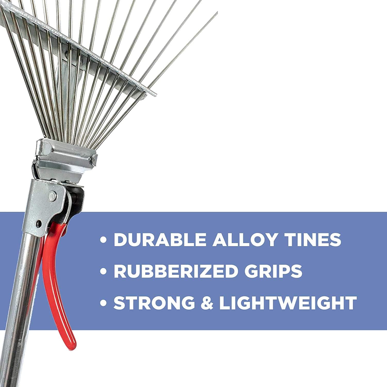 Hylan Professional Adjustable Telescopic Folding Leaf Rake - Al Ghani Stores