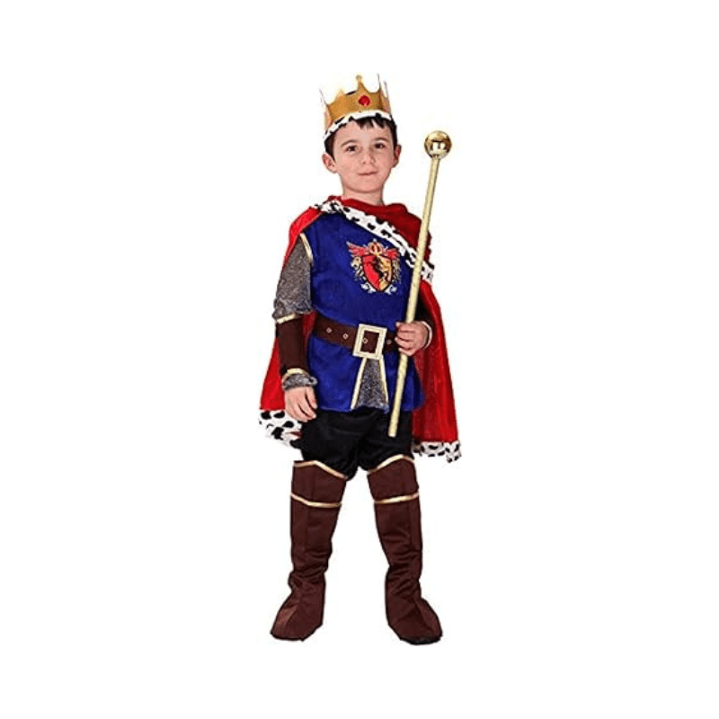 Kids Costume Honorable Prince costume for Boys (7 Piece, 8-10 years) for school fun party - Al Ghani Stores