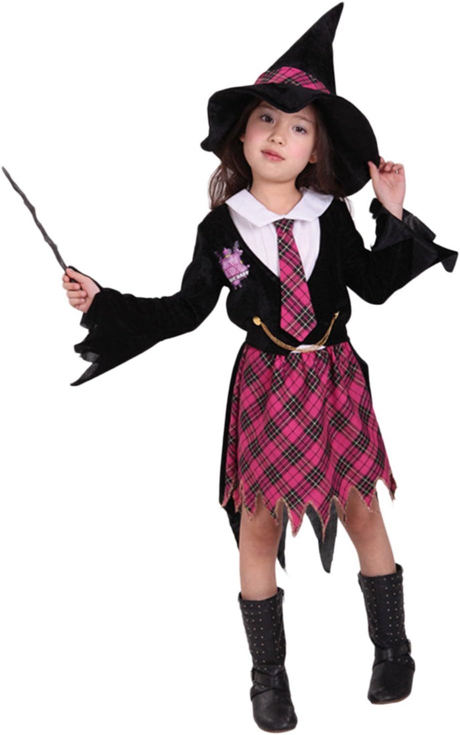 Kids Halloween Cosplay Costume, Girls, Uniform Style, Wizard Costume, Girls, School Festival, Fancy Dress Ball, Theatrical Party - Al Ghani Stores