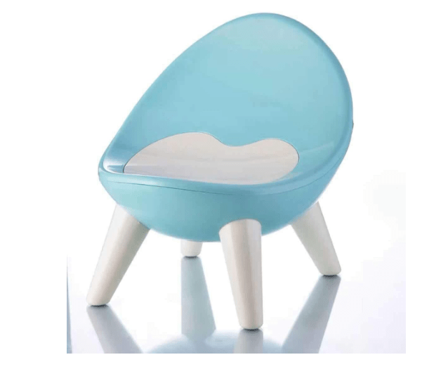Kids Nursery Dining Set Environmentally Plastic for 1-5 years old Child Baby Blue 1 table + 1 chair - Al Ghani Stores