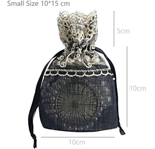 Lace Drawstring Gift Bags Candy Favor Bags 10-Packed - Al Ghani Stores