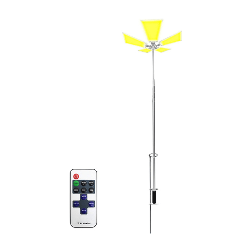 Led Camping Lights with Remote Control Removable Yard Light Telescopic Portable Upgraded Super Bright 12V Outdoor Led Fishing Lights, LED Work Light for Patio, Garden,Pool - Al Ghani Stores
