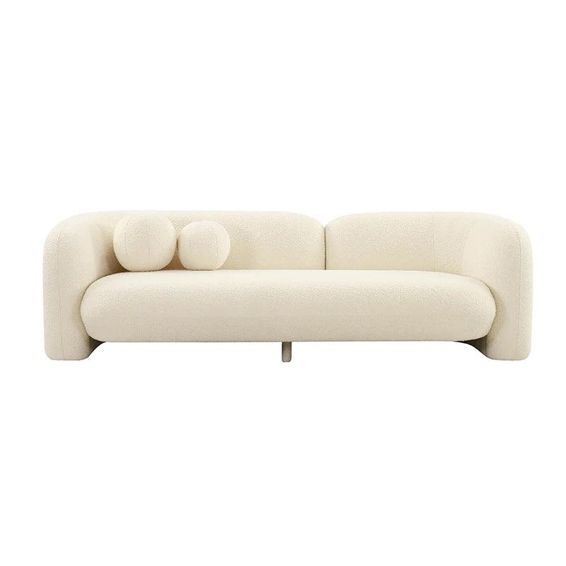 Living Room Luxury Style Seattle 3 Seat Amour Sofa - White - Al Ghani Stores