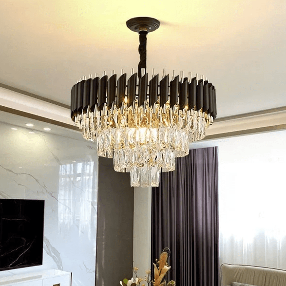 Luxury crystal chandelier droplight crystal, lampwork lamps home decor - Al Ghani Stores