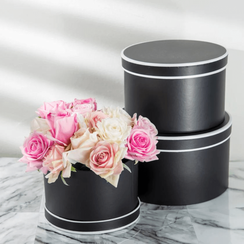 Luxury Gift Storage Boxes Round Collection - Set Of 3 - Al Ghani Stores