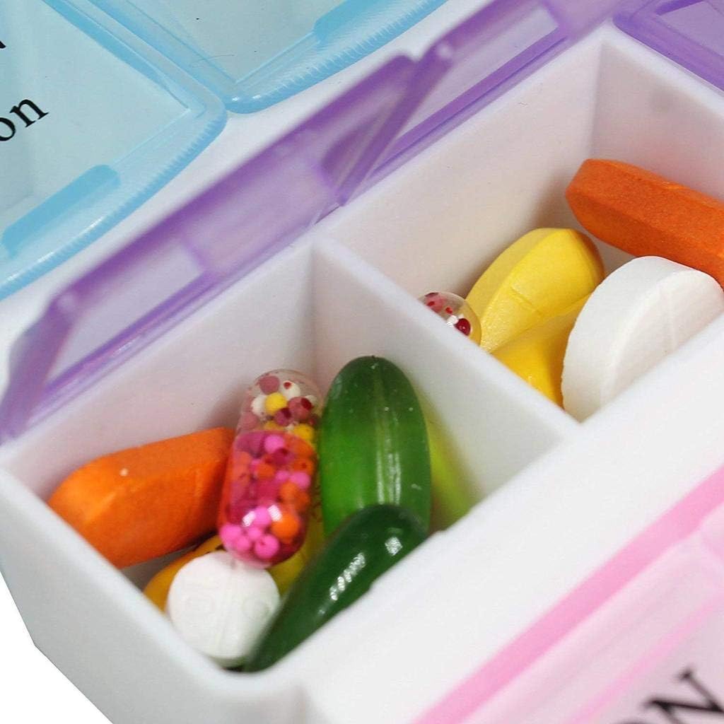 Medicine Storage Box 7 Days 3 Line Multicolour - Al Ghani Stores